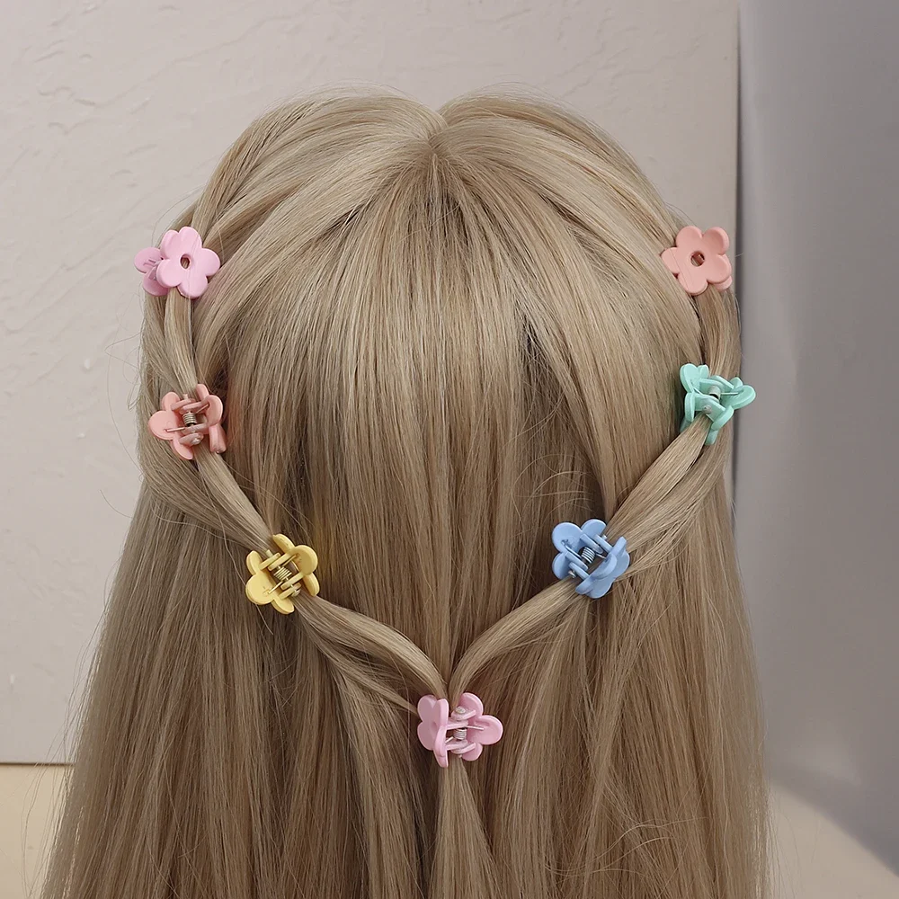 Cwllrn Matte Mini Kawaii Black Hair Claw Clips Barrettes Women Girls Hair Styling Hairgrips Hairclip Clamp Kids Hair Accessorie