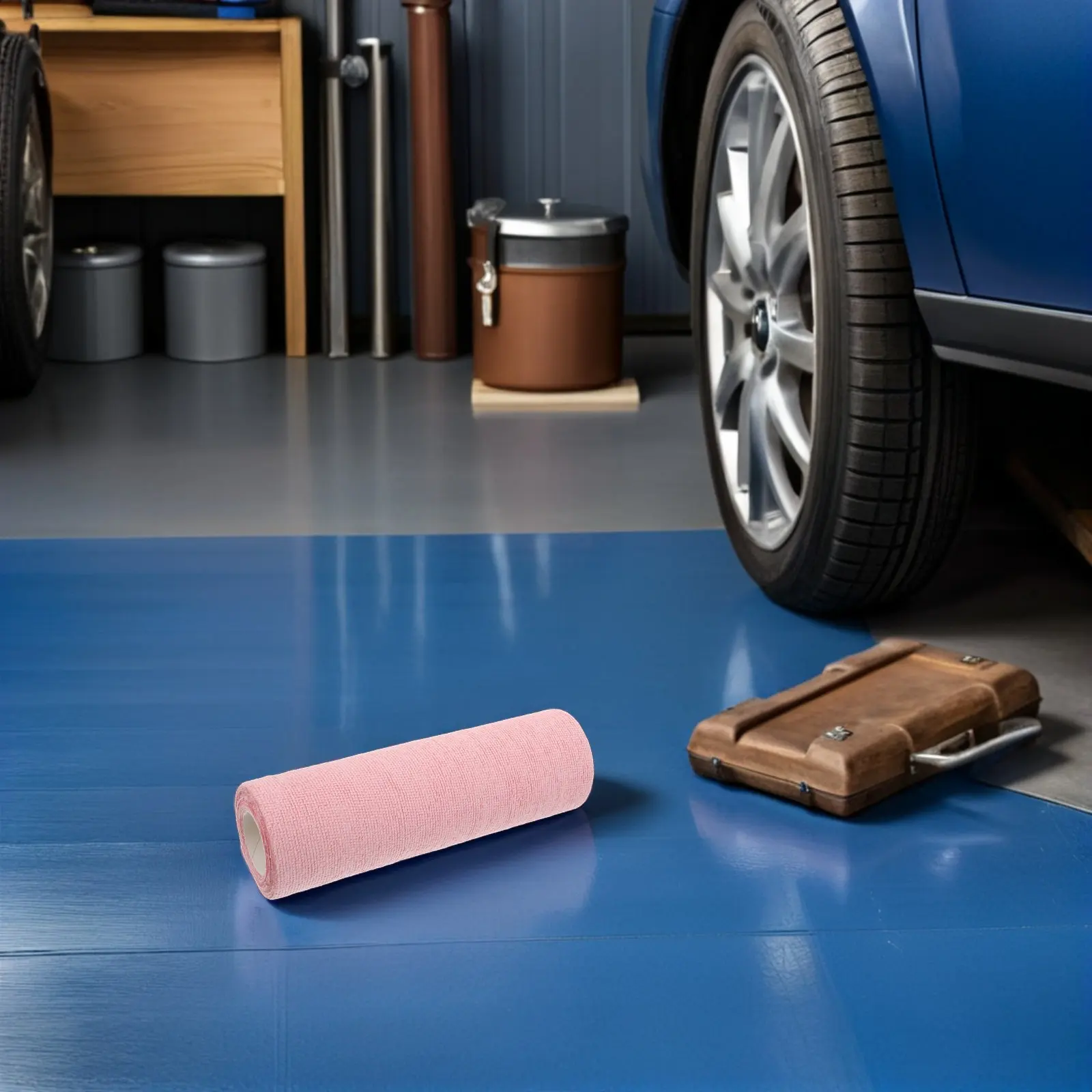 1 Roll Car Microfiber Cleaning Cloth Super Absorbent Quick Drying Tear Away Washable Reusable Paper Towels Hand-Torn Car Wash