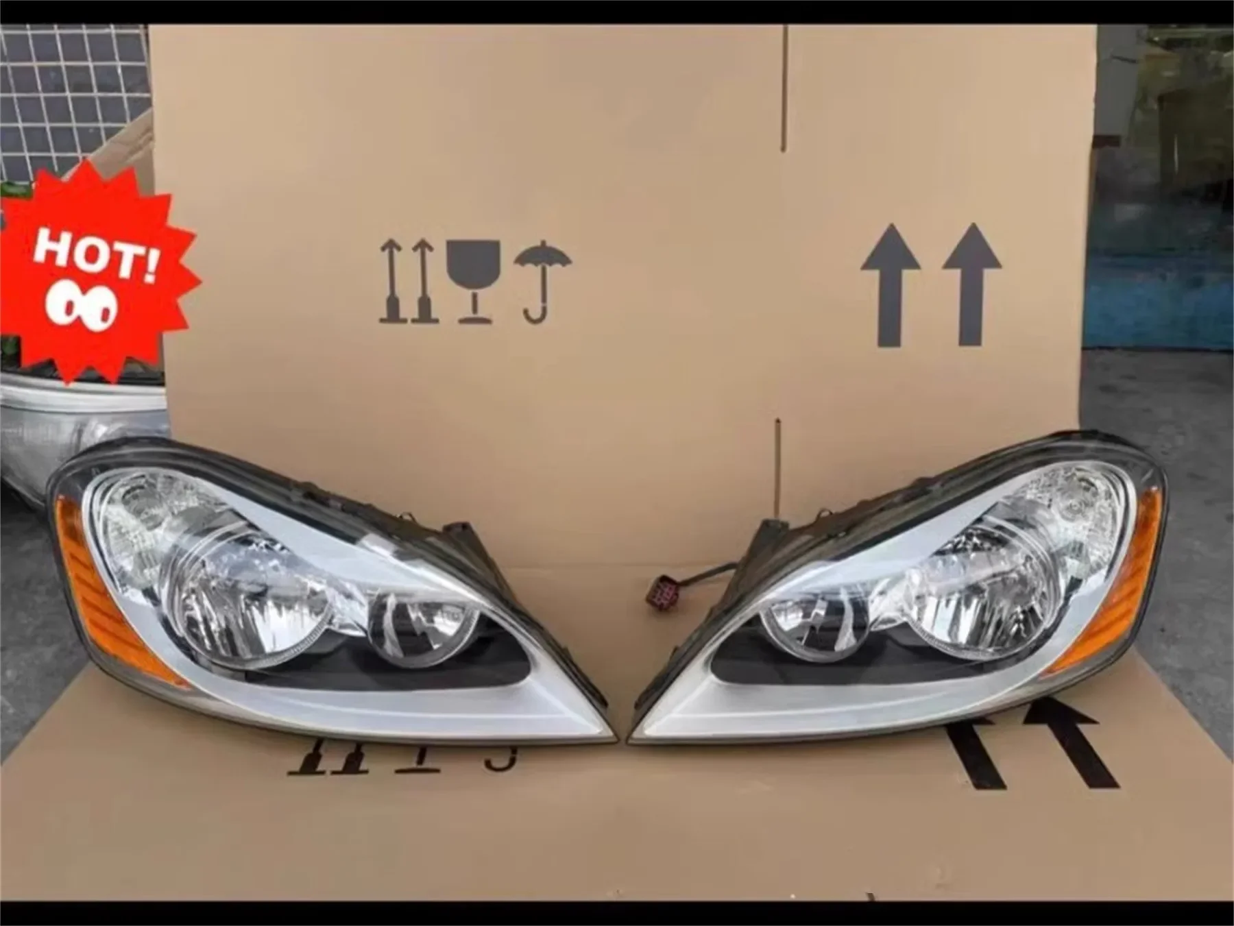 

Front Headlight for Volvo XC60 09-13 Daytime Running Light DRL Head lamp Low High Beam Turn signal