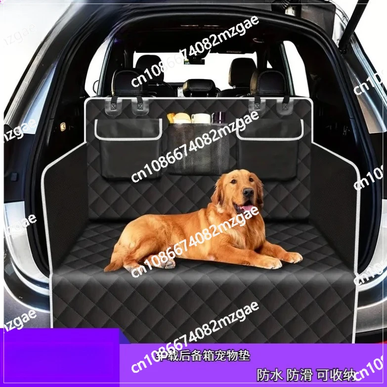 Waterproof Anti Slip Wear-Resistant Cushion for Dog Trunk Cargo Liner for Pet 5-Layer Thicken Oxford Cloth Trunk Carpet