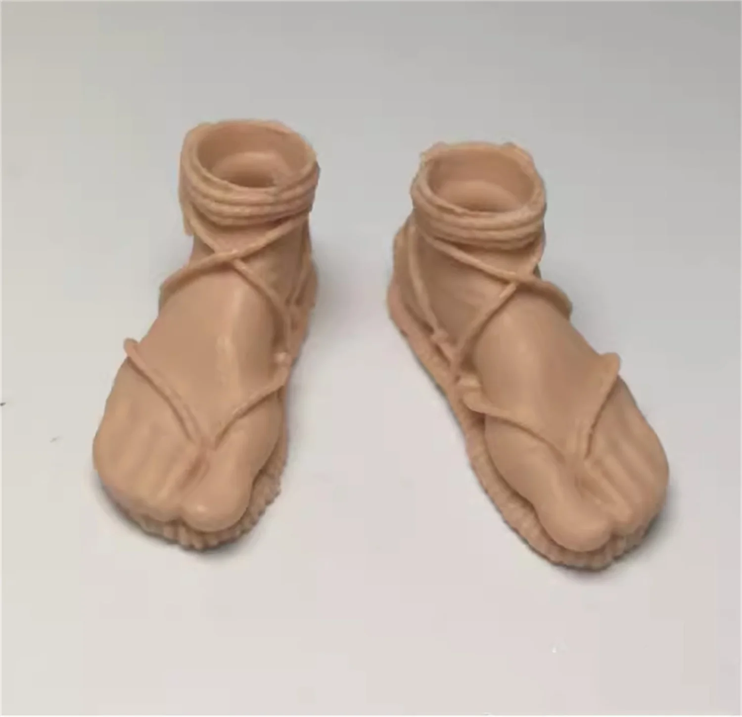 1/6  Scale Unpainted   Japanese samurai boots Shoes ancient soldier accessories or 12inch Action Figure Model Customize Toys