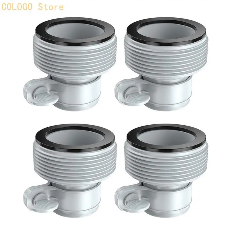 

2Pcs/4Pcs Pool Hose Adapter for Pumps Universal Pool Hose Connector with Threads D0LD