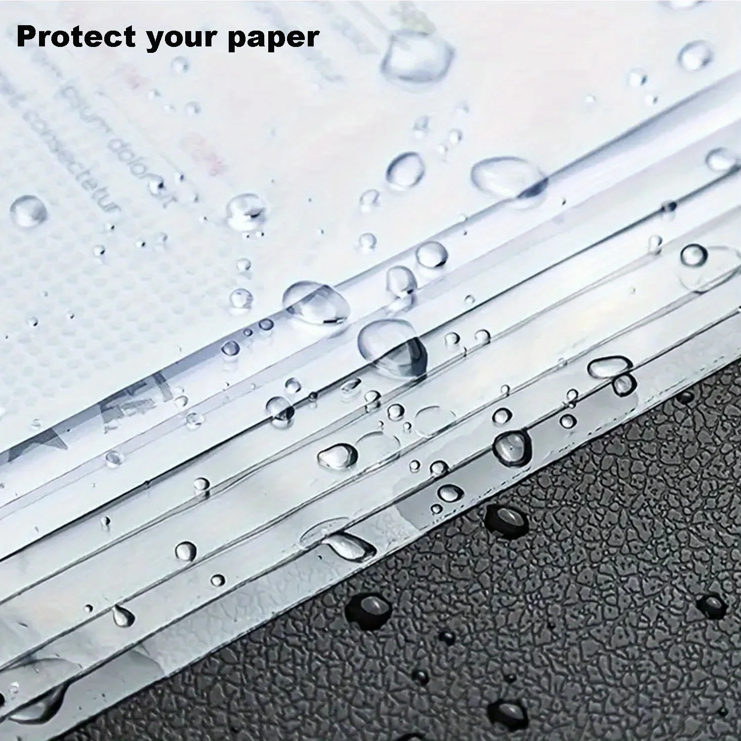 홀 링 바인더용 파일 포켓, A4 파일 폴더, 재킷, 홀 링 바인더용 가방, 폴더(3C/8C 두께), 100개