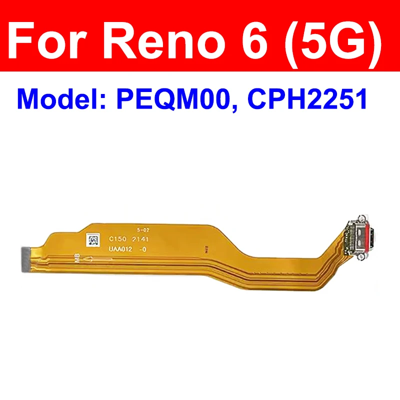 USB Charger Port Flex For OPPO Reno 5 6 Pro 5 6 Pro Plus 5G USB Charging Dock Flex Cable Connector Parts