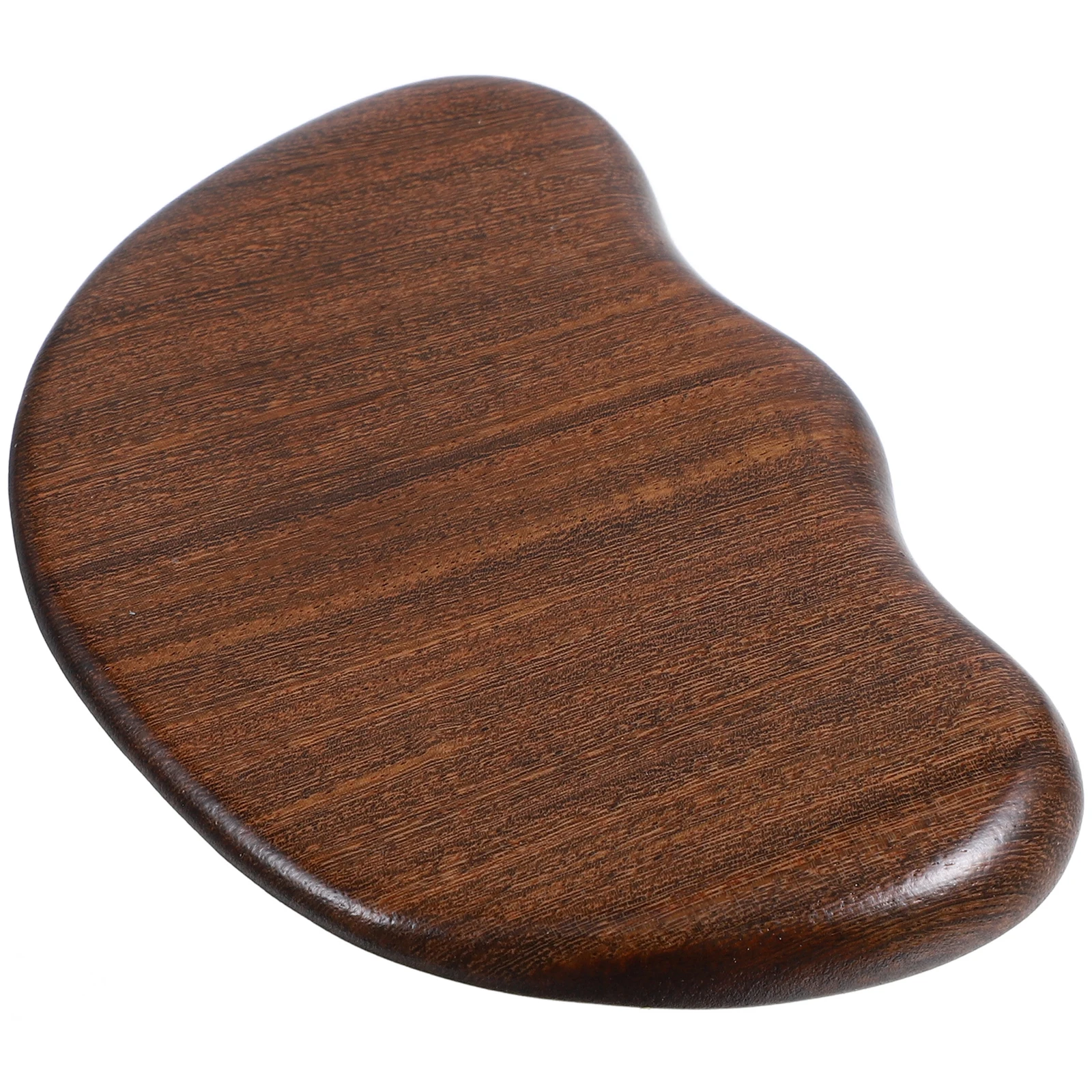 แผ่นกัวซาไม้จันทน์ดำ เครื่องมือนวดไม้สำหรับใบหน้า คอ ร่างกาย แผ่นขูดแบบพกพา สำหรับสปาที่บ้าน ฟื้นฟูกล้ามเนื้อ