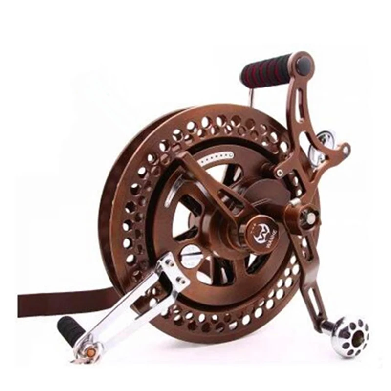 

free shipping 27cm large kite reel alloy steel flying big kites wheel variable speed outdoor sports for adults reel professional