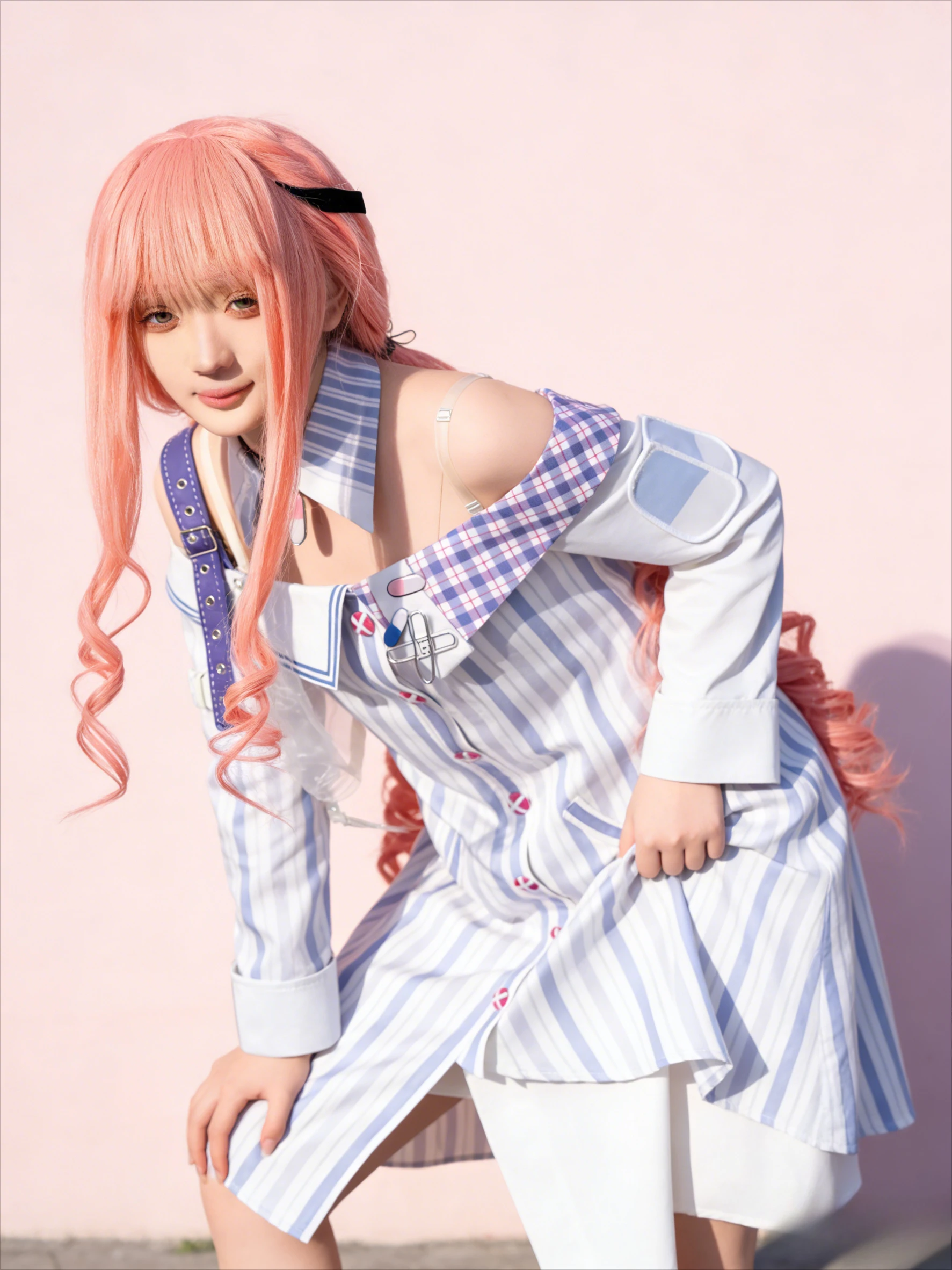 RWBY Anime Weiss Schnee Cosplay Costume blanc à bleu dégradé élégance robe dentelle Lolita filles Halloween Cosplay Costume