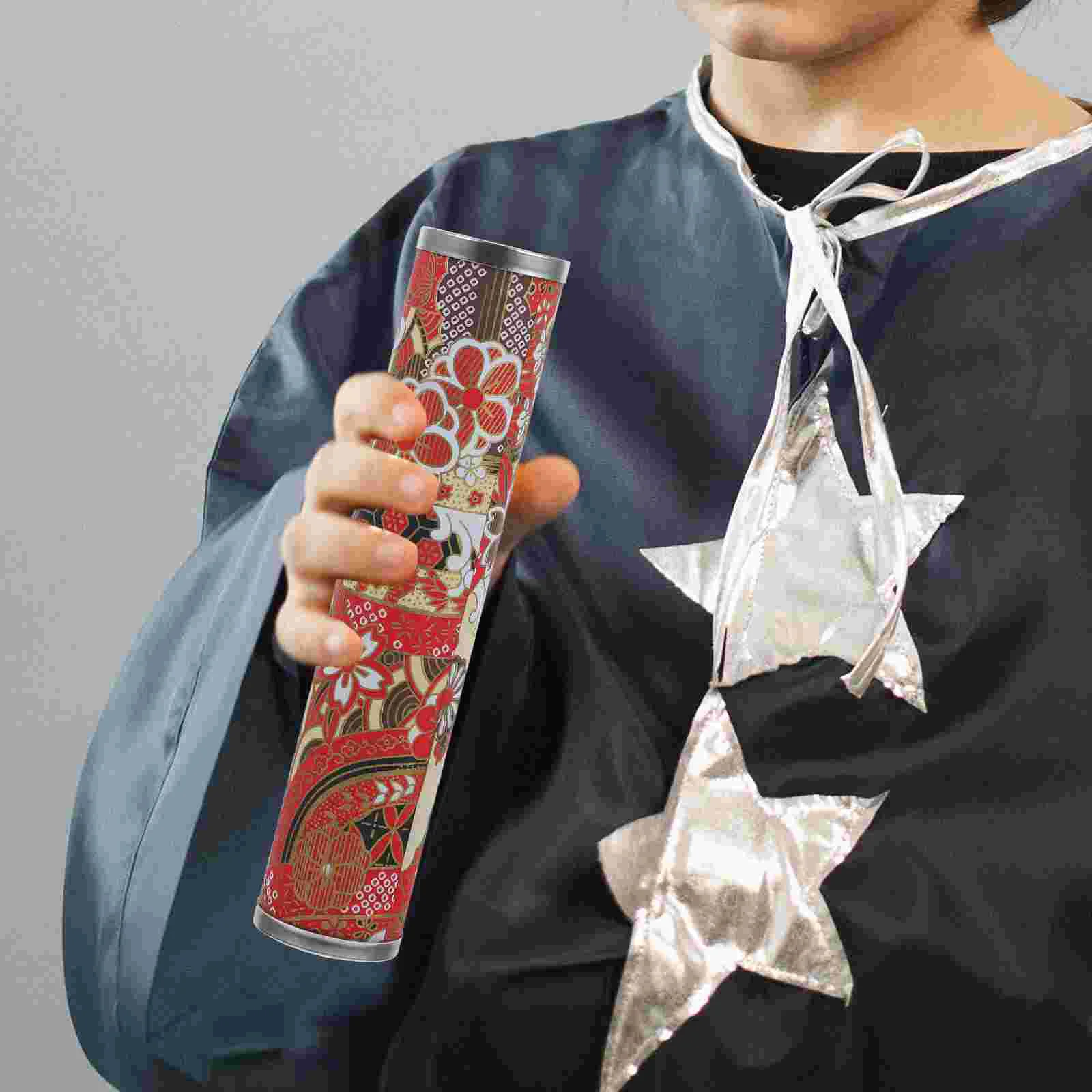 1Pc Japanese Style Kaleidoscope With Metal Cover Toy  Special Paper (Random Color) kids kaleidoscope kaleidoscope toy