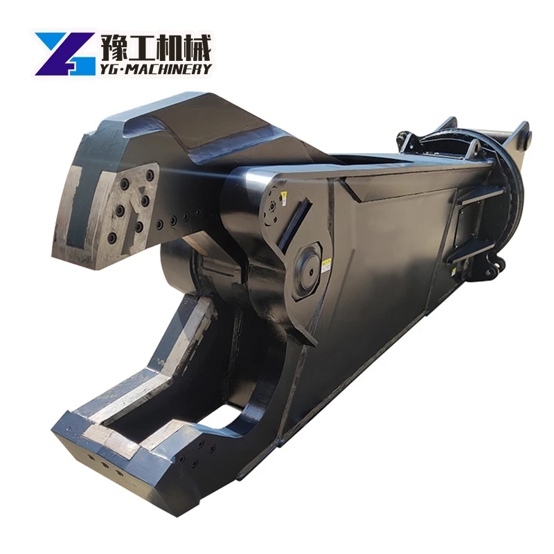 Various Tonnage Excavator Shearing Attachment Hydraulic Excavator Shear for Waste Metal Demolition Splitting Equipment Price