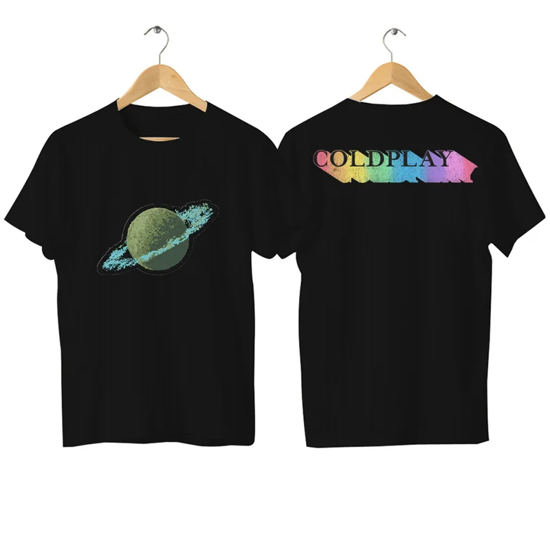 Cold.Play Music of the Sphere.S Tour 2024 Shirt Worl.D T-Shirt Oversized T Mens Shirts Casual Stylish