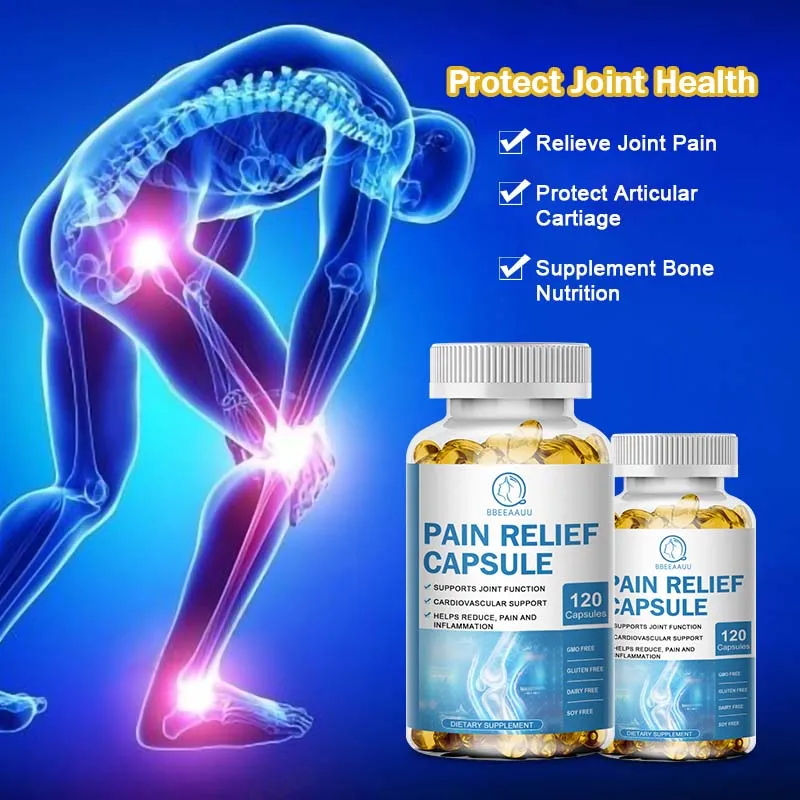 

BBEEAAUU Organic Curcumin Capsules Support Joint and Bone Health Alleviate Joint Pain