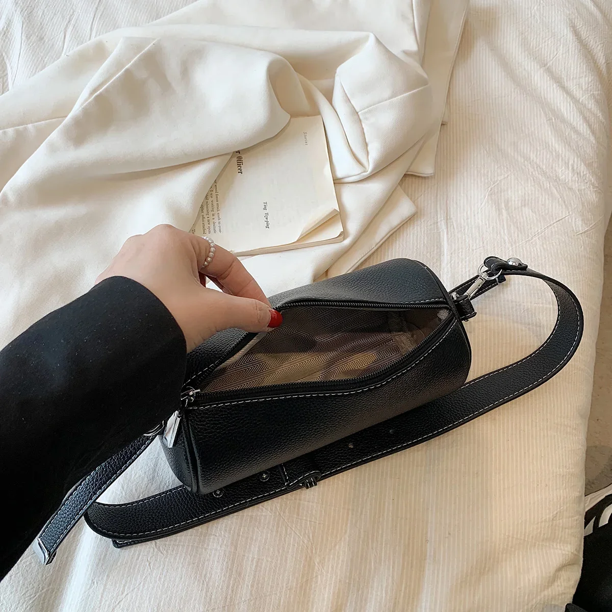 VC prosty projektant damska torba na ramię Crossbody torba torebka torba boczna dla pań darmowa wysyłka mała na ramię torba dla kobiet