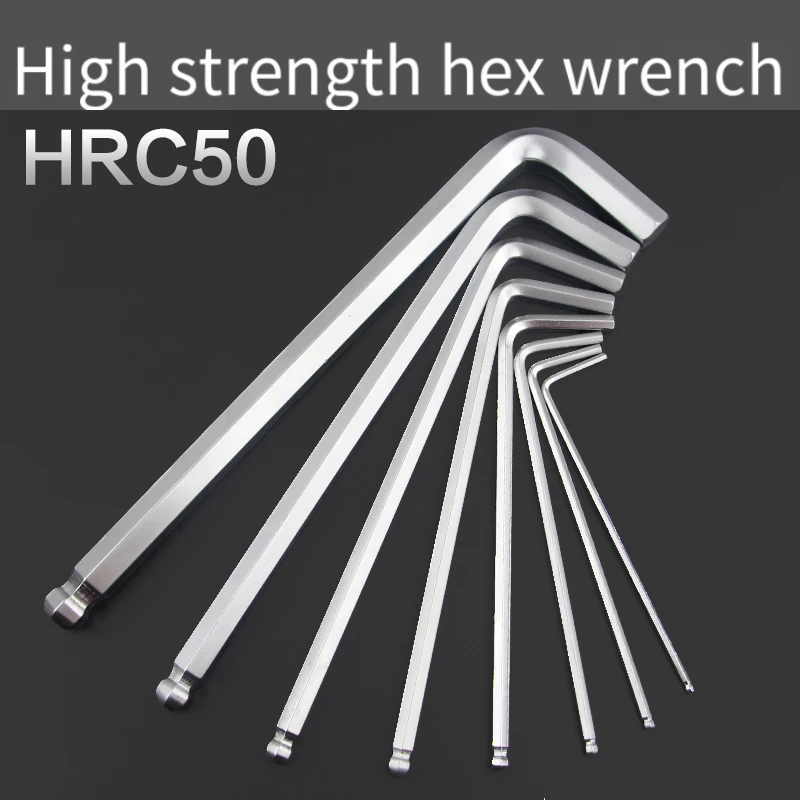 1-3PCS 1.5-32mm Ball Head Allen Wrench L Type Hex Key Wrench Tool High Strength CR-V Allen Key Hand Tool Bicycle Repair Tool