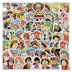 Hot 50/100Pcs One Piece Luffy marvel Stickers Anime Sticker Notebook pretty Skateboard Computer pretty Mobile Phone Cartoon Toy