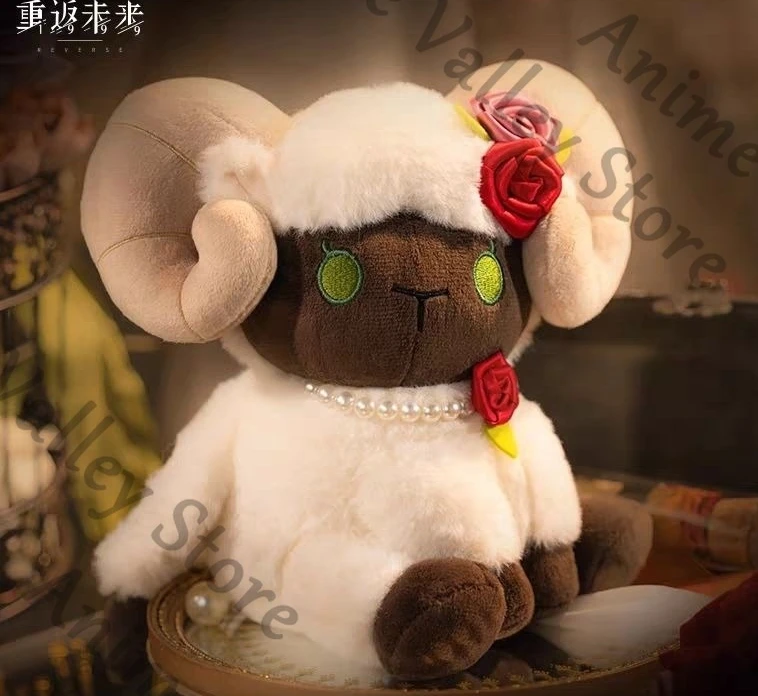 

Genuine Anime Reverse:1999 Sotheby Cosplay Cute Goat Fluffy Maumet Cartoon Puppet Pendant Plaything Adorn Xmas Birthday Gift