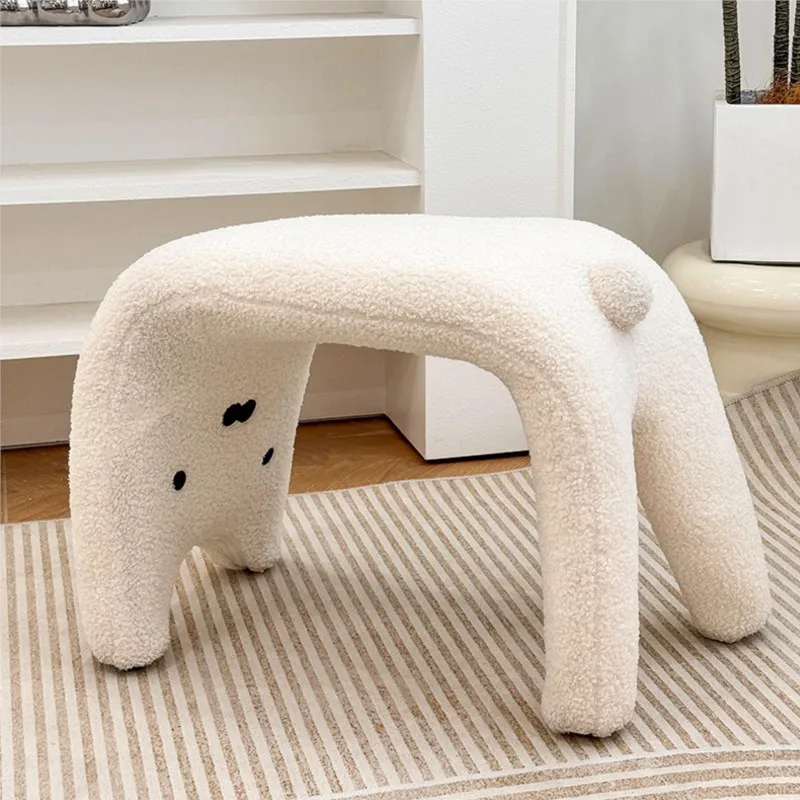 

Customizable Shoe Changing Home Entrance Stool Small Stool