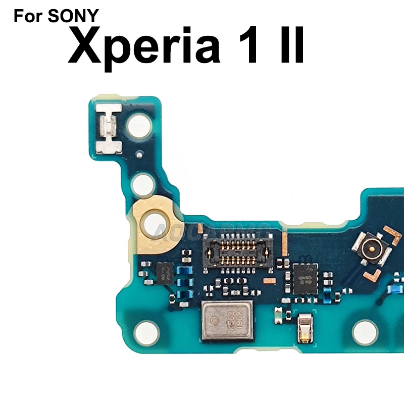 Aocarmo For Sony Xperia 1 II X1ii XQ-AT52 XQ-AT72 SO-51A MARK2 Bottom Microphone Platine Antenna Board Replacement Part - Image 3