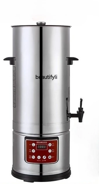 Commercial soymilk machine breakfast shop with large capacity fully automatic heating grinding pulping slag pulp separation