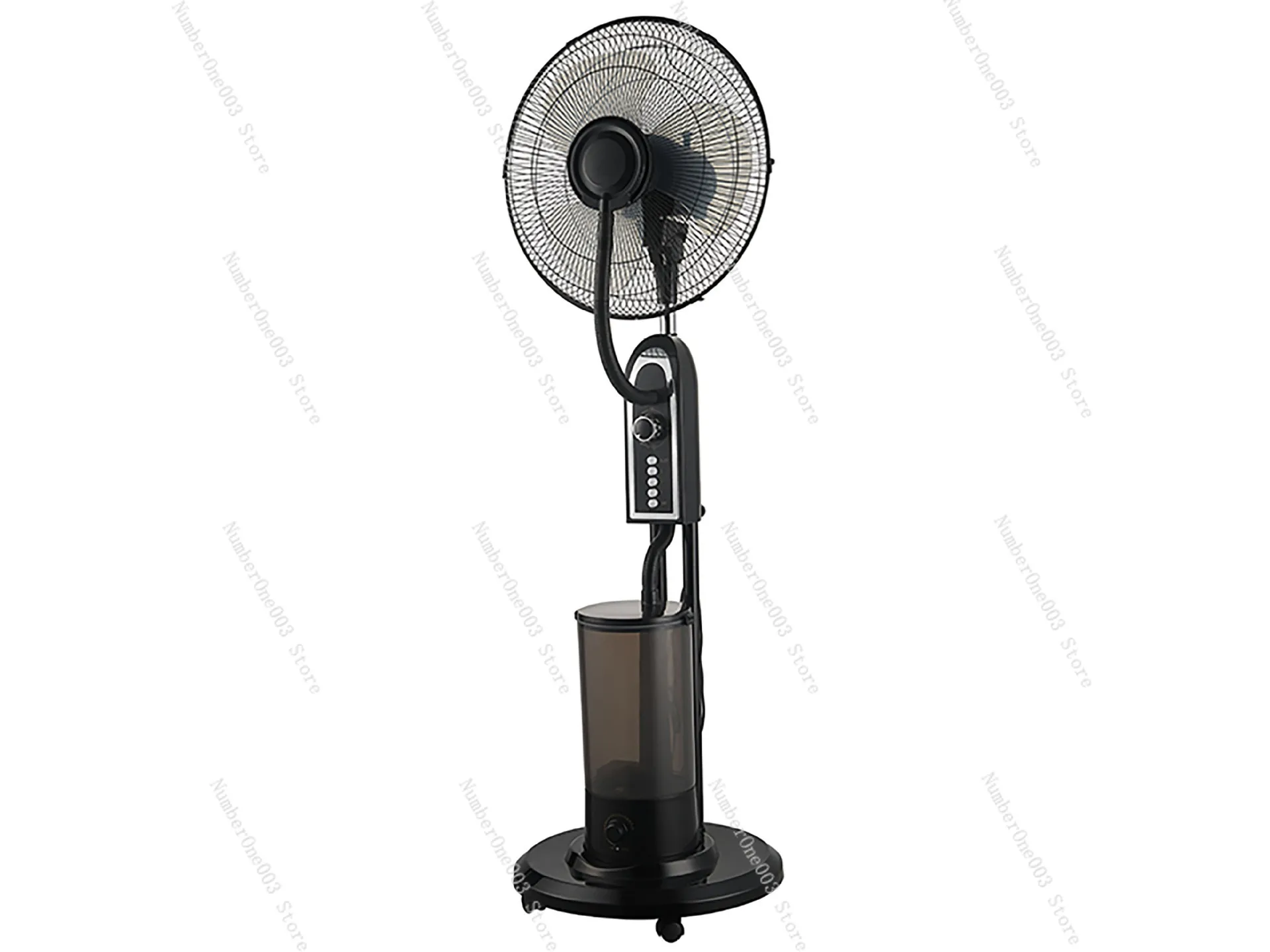 Household Spray Fan Floor Fan Remote Control Shaking Head Humidification Large Wind Fan