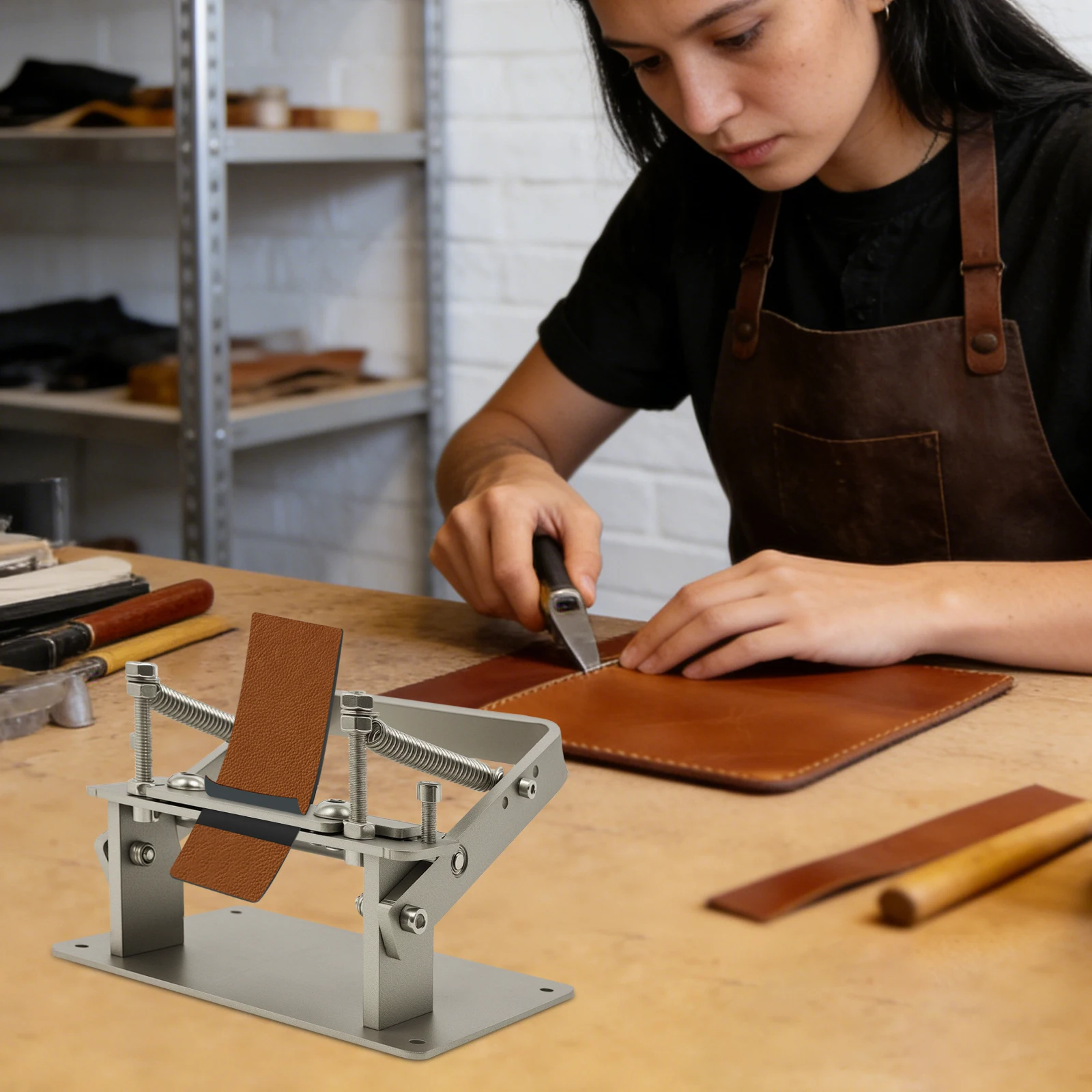 

Ручной станок для раскроя кожи, ручная машина для снятия кожи с регулируемой толщиной, инструменты для обработки кожи, инструменты для снятия кожи с ручным приводом