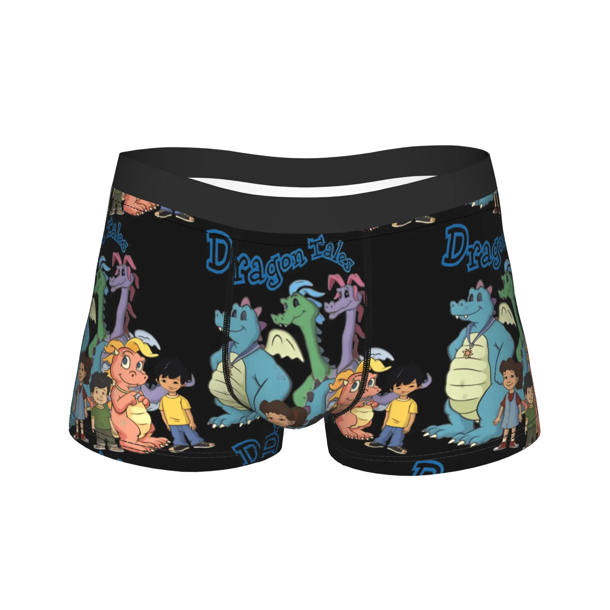 

Dragon Tales TV Show Underwear Printed Boxershorts Quality Males Panties Classic Boxer Brief Birthday Gift