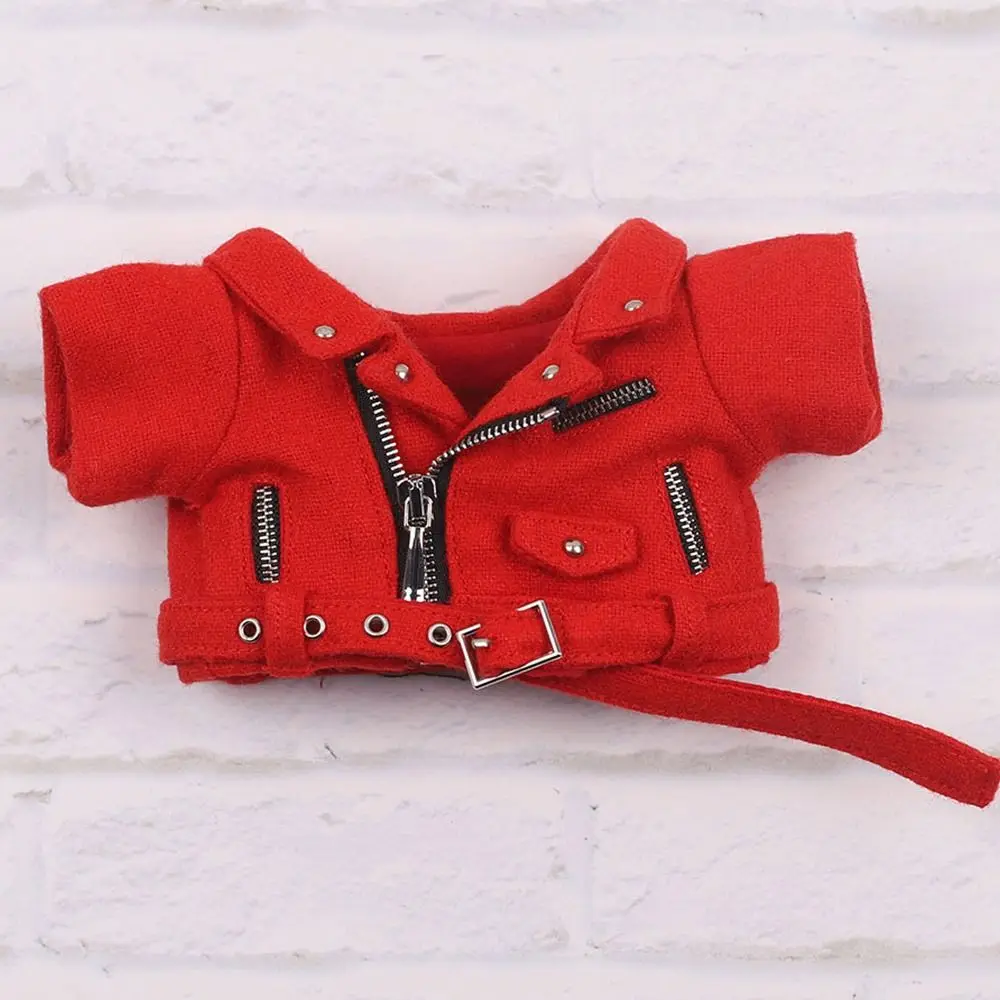 Для кукол BJD 1/12 для одежды 20 см, куртка ручной работы, зимние верхние пальто, одежда, топы из искусственной кожи