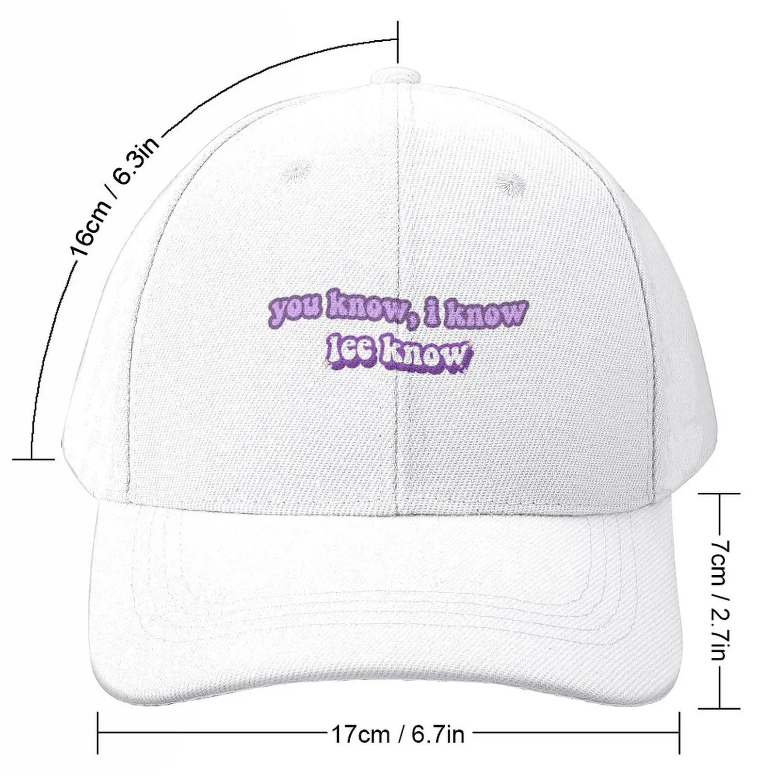 you know, i know, lee know Baseball Cap summer hat party Hat Gentleman Hat Kids Women's Men's