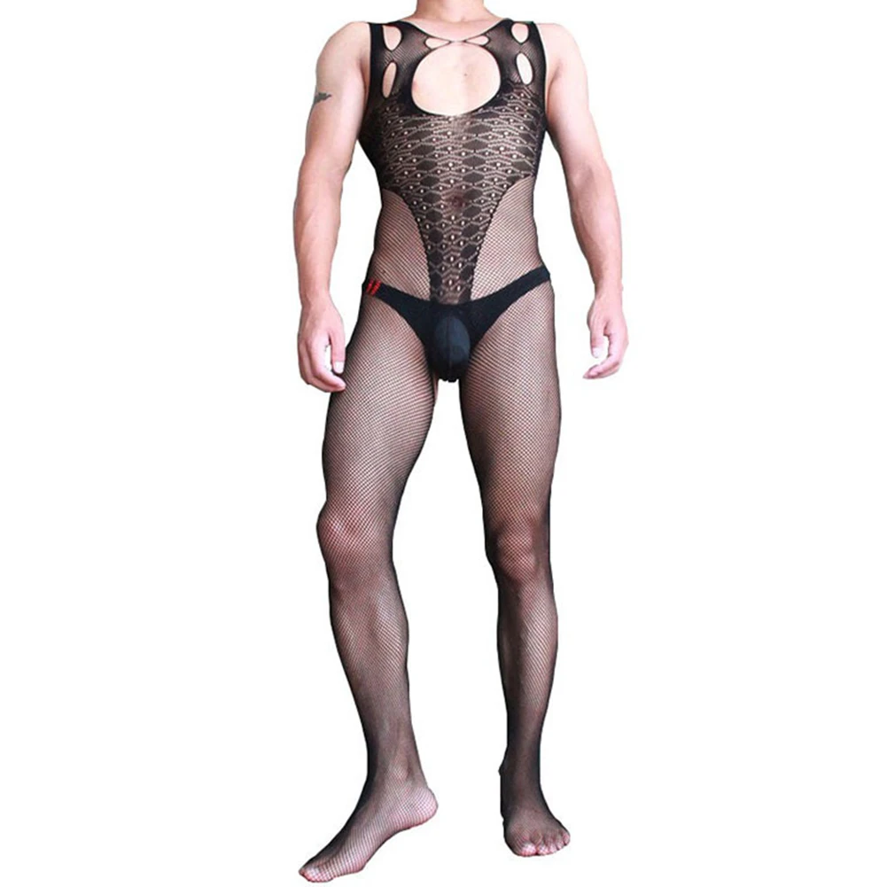 

Колготки, нижнее белье, плотное нижнее белье, чулки для тела, боди, ажурный комбинезон, нижнее белье, мужской сетчатый комбинезон из полиэстера