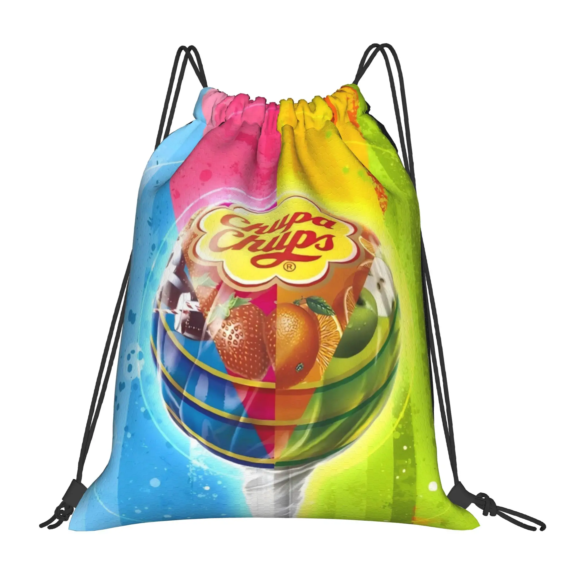 

Сумки-мешки на шнурке FUN 34 Chupa Chups для походов, унисекс, для хранения и организации, с карманами, на веревочном шнурке