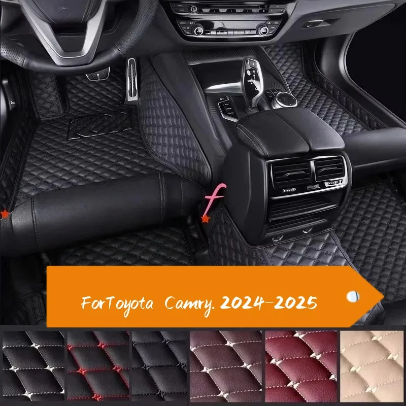 

For Toyota Camry Hybrid Version 2024 2025 Custom Car Floor Mats Auto Carpets Foot Coche Car Floor Mats Car Accessories