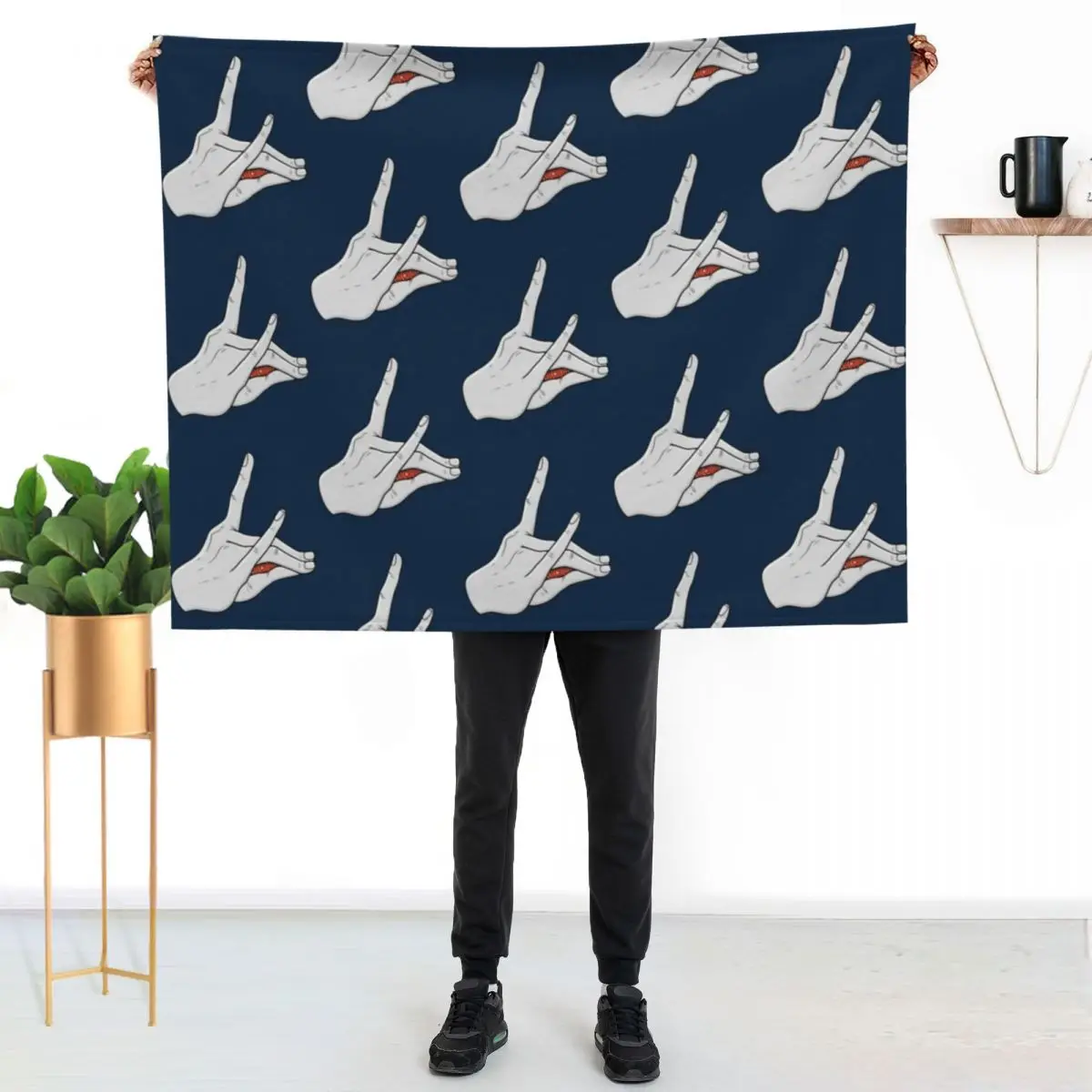 FOX DEVIL Throw Blanket Air Conditioner Soft Blanket for Office Home