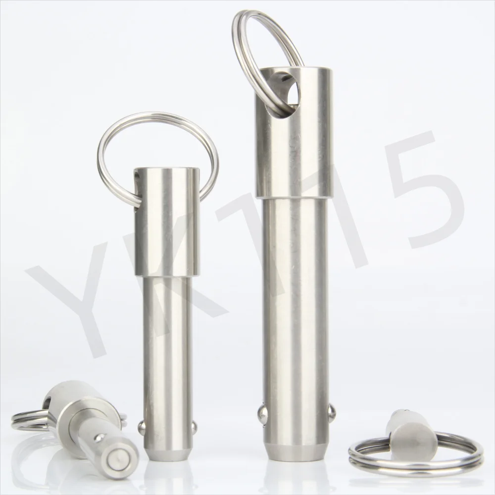 Customed In Stock YK115 All Stainless Steel Pull Ring Precision Detent Pins Quick Release Spring Lock Pins