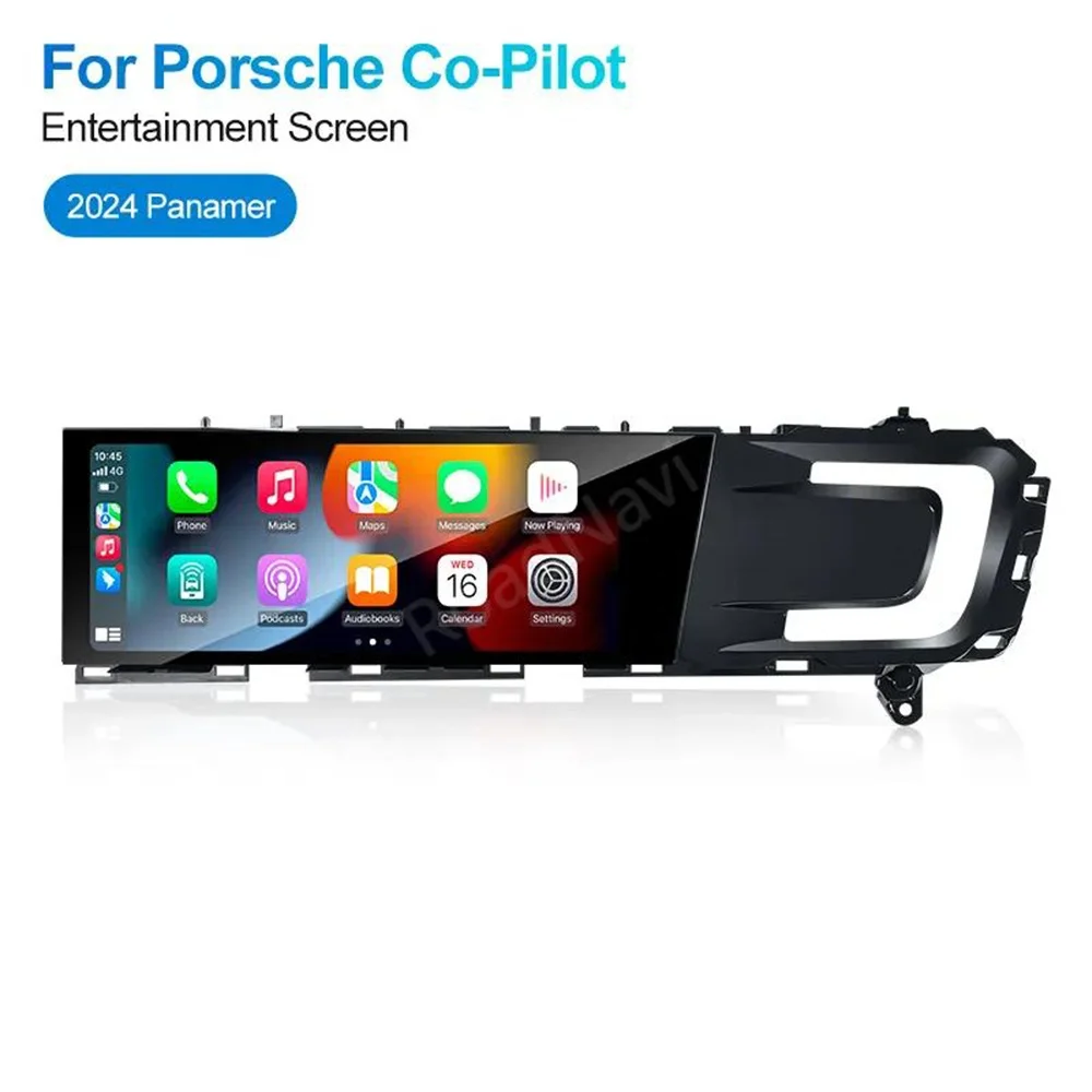 10,9-дюймовый автомобильный радиоприемник второй пилот, пассажирский развлекательный экран с Carplay для Porsche Panamera 2024
