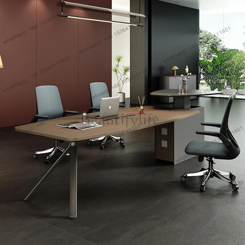 Function table Conference table Simple modern conference room Training reception negotiation table