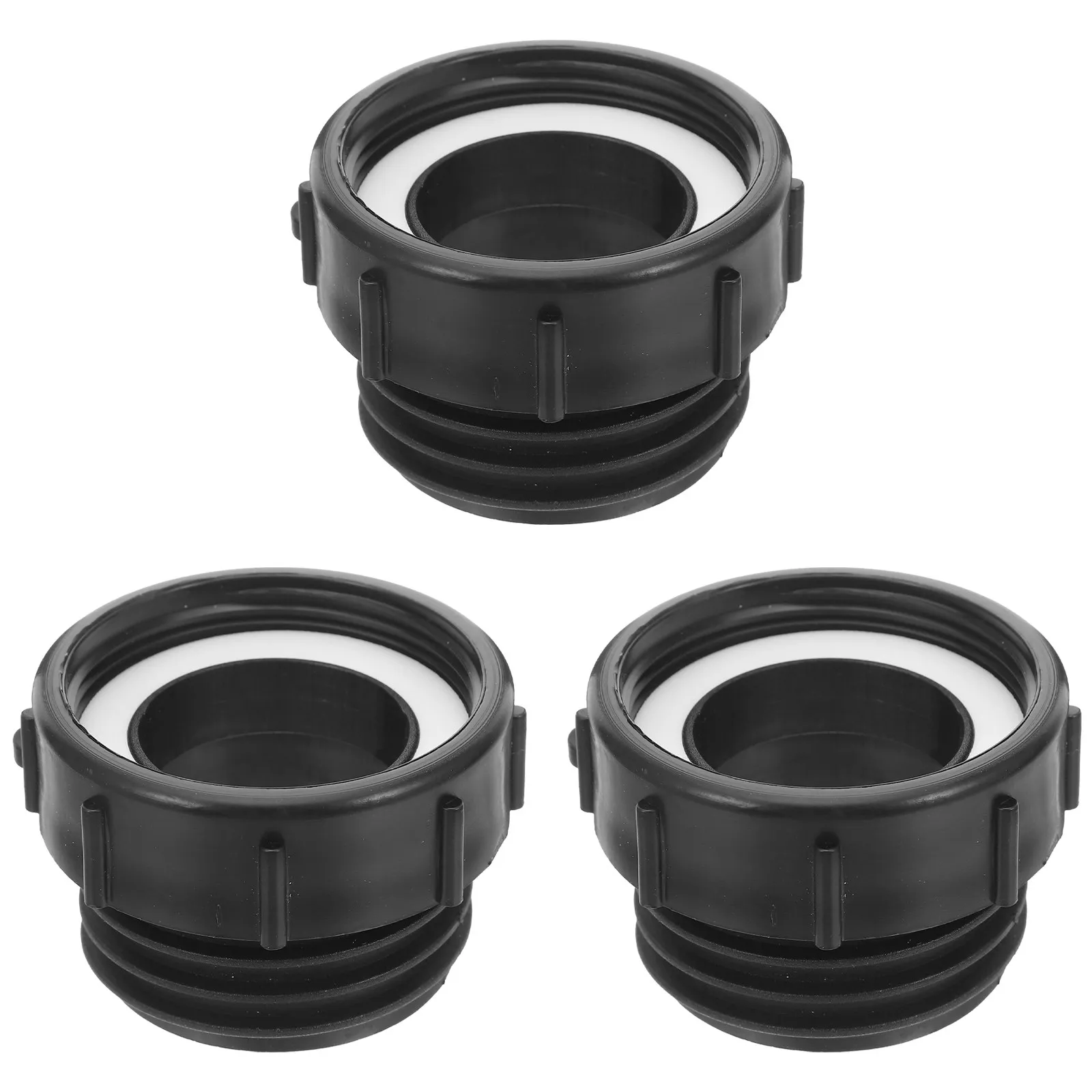 3Pcs Ibc Adapter Fine Thread to Coarse Conversion Connector Compatible Ibc Tote Valve Adapter Threaded Drum Fitting