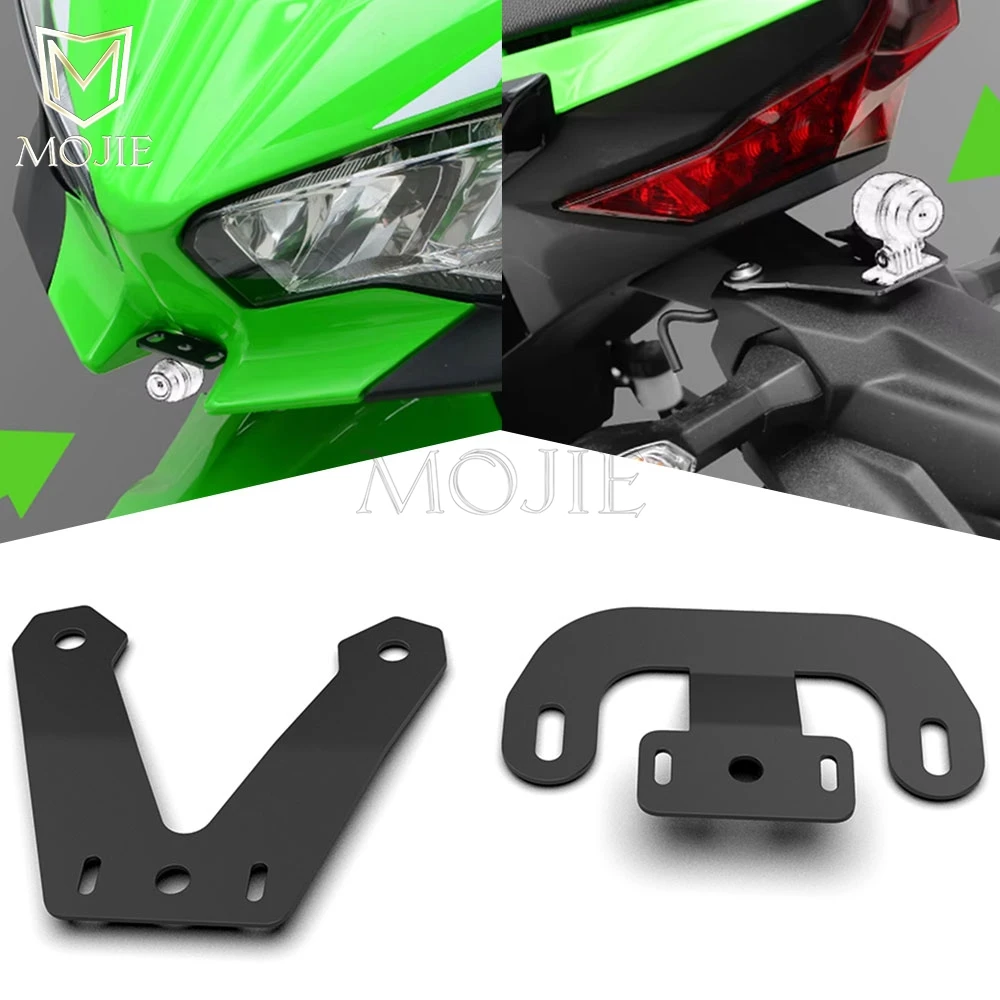 

Navigation Bracket Front Rear DVR Data Logger Holder For Kawasaki Ninja 400 2018-2019-2020-2021-2022-2023-2024 NINJA500 24-25