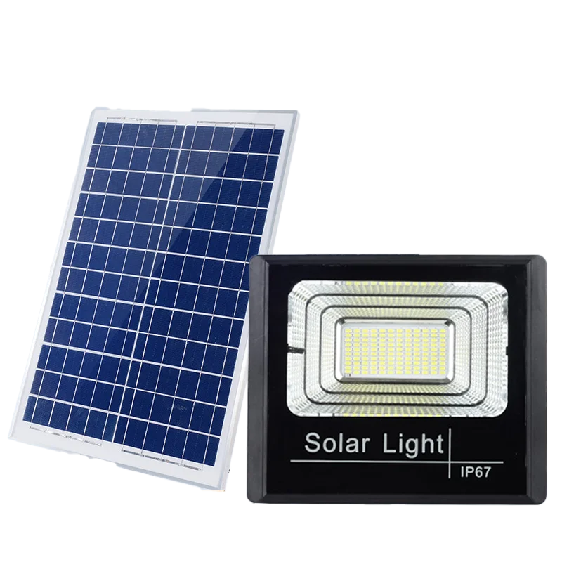 IP67 Waterproof 200W 300W 500W High Power LED Floodlight Outdoor Body Solar Lamp for Garden Use