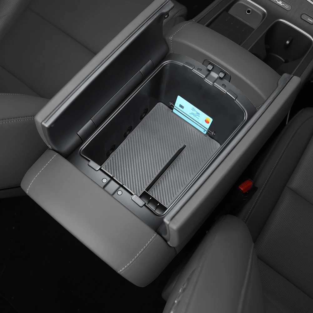 Для Hyundai Palisade 2025 2026 LX3 двухслойный органайзер на центральной консоли, 7-местный автомобильный поднос, подлокотник, ящик для хранения, автомобильные аксессуары