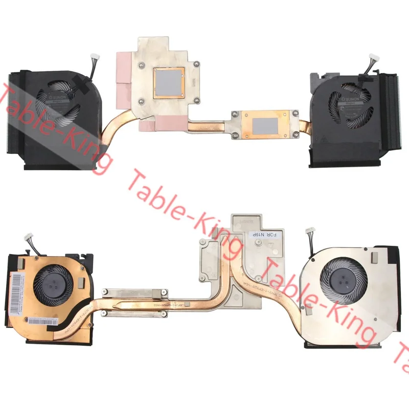 

V+ GPU Fan Set for Thinkpad P53 20QN, 20QQ 02DM016 02DM017 For N19P (not for N19E)