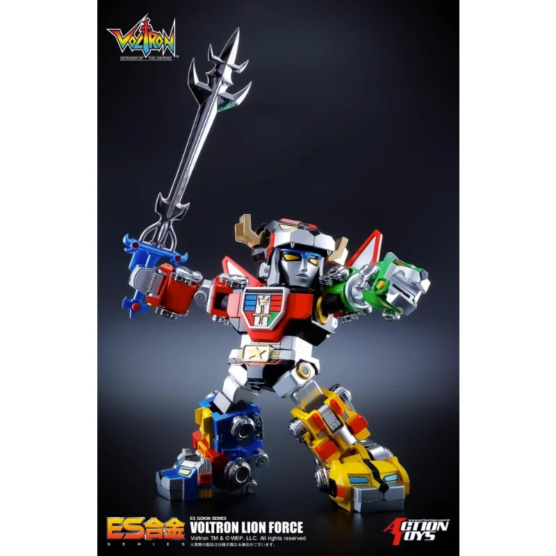 ACTION TOYS Voltron Infinity Gokin ES Alloy 5-in-1 Detachable Warrior Collectible Toy