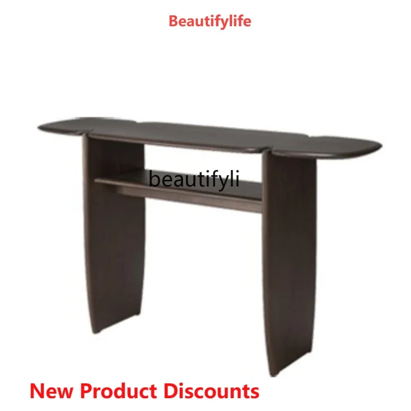 

French Simplicity Entrance Cabinet Home Living Room Sideboard Cabinet Home Console Tables Entrance Wall Console Tables