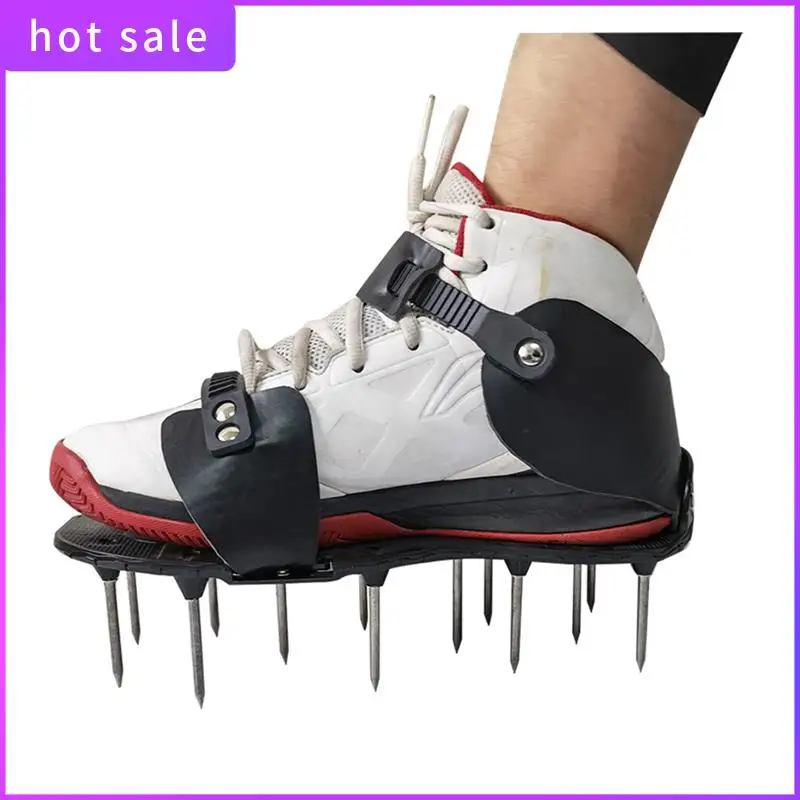 COFA-Garden Lawn Spikes Aeration Shoes Lawn Aerators Metal Lawn Aerators For Aerating Lawns Effectively Aerate Soil