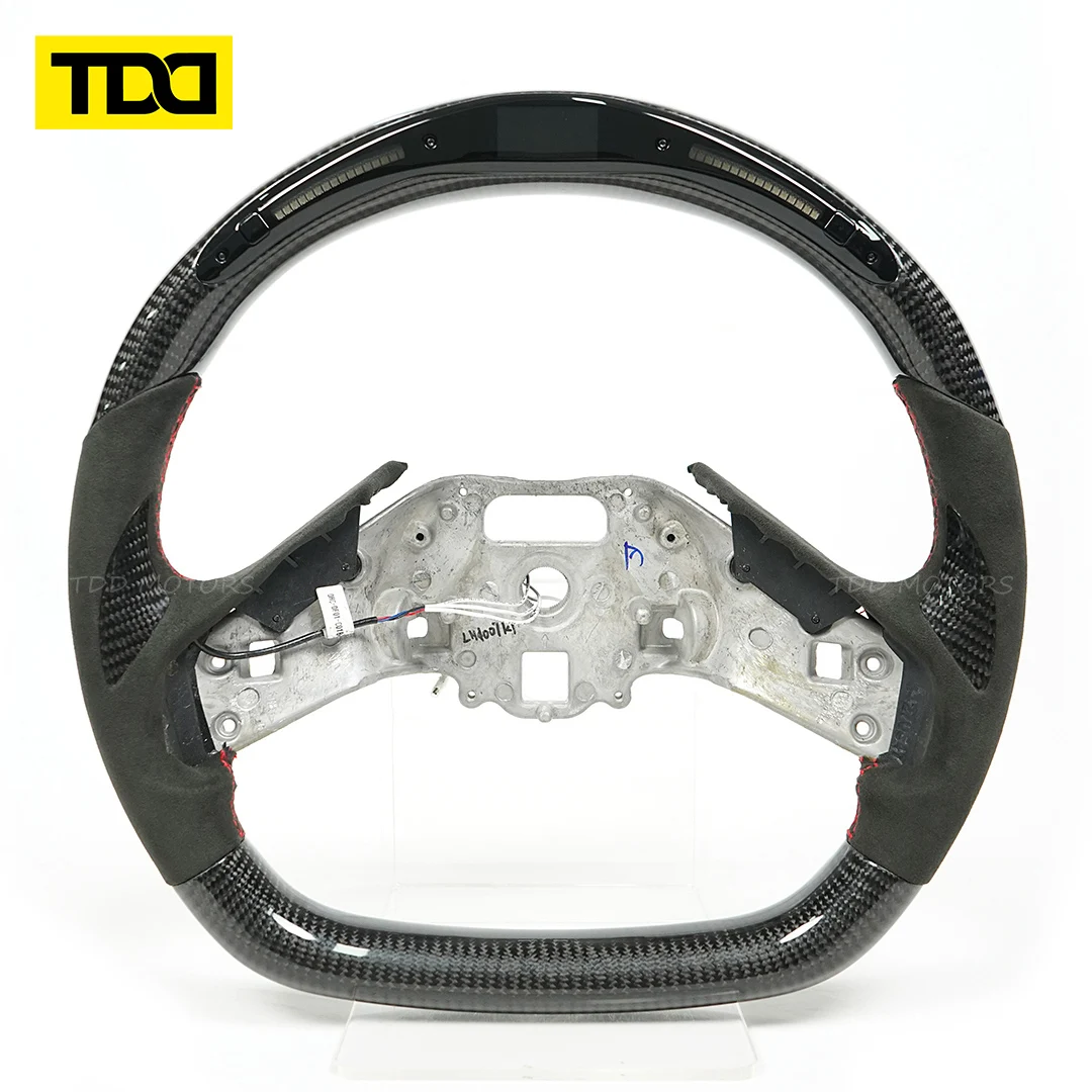 TDD Forged Carbon Fiber Customized Smart Galaxy Pro II LED Steering Wheel for Chevrolet Corvette C8