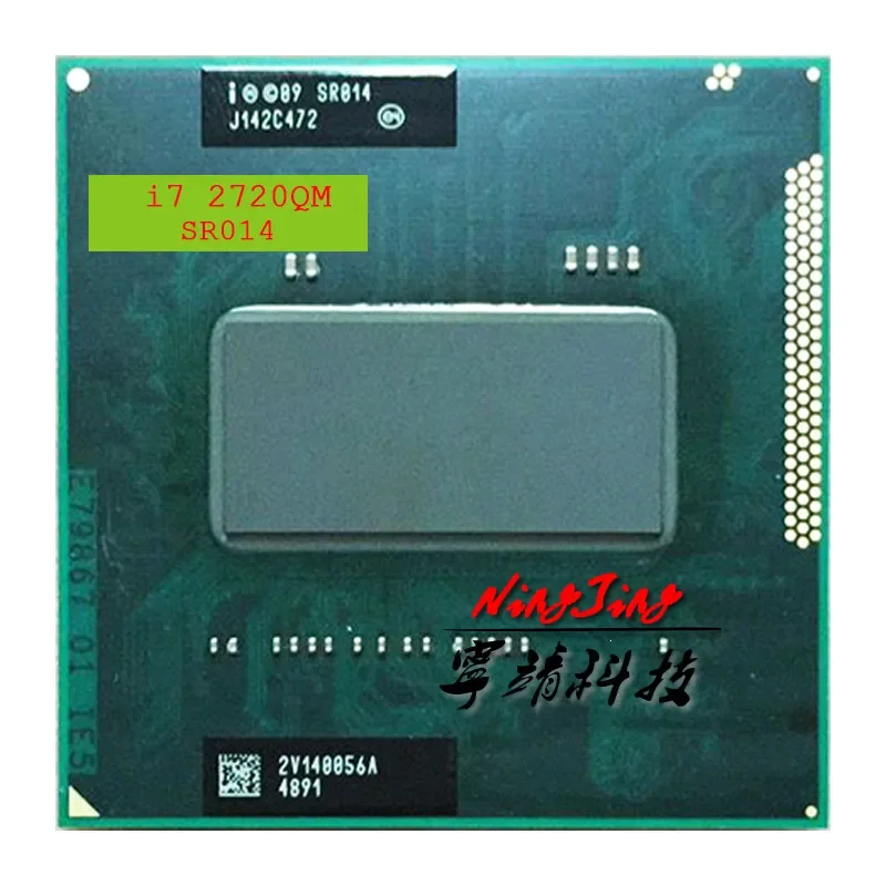 Intel Core i7-2720QM i7 2720QM SR014 2.2 GHz Used Quad-Core Eight-Thread CPU  6M 45W Socket G2 / rPGA988B