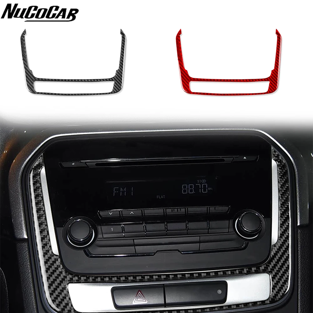 For Suzuki Vitara/Escudo LY 2015-2018 Carbon Fiber Central hazard warning light control panel Car Accessories Decorative Sticker