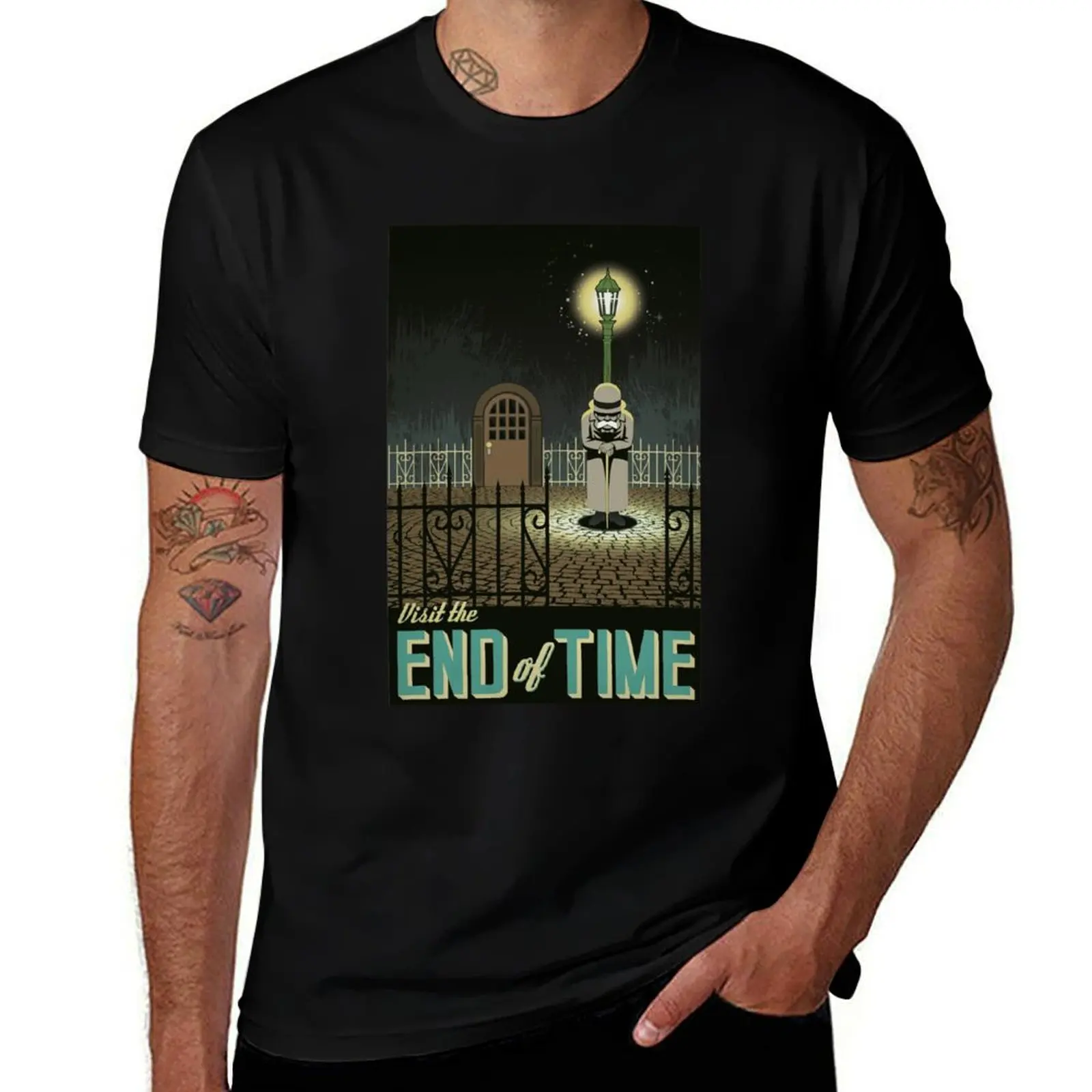 

Chrono Trigger End of Time Poster T-Shirt t shirts for man pack cotton man tshirt anime t shirts for man T-Shirt