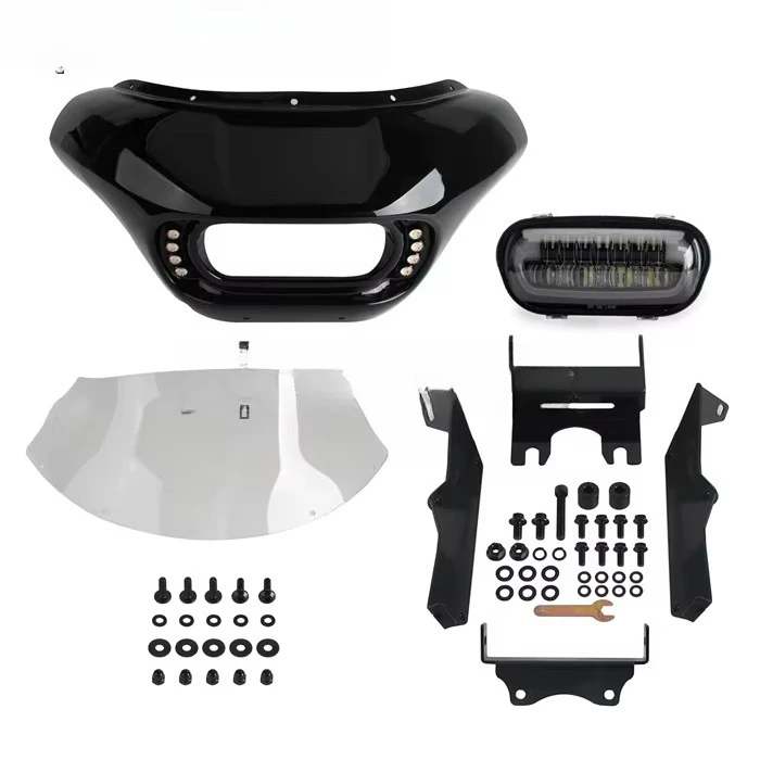 Durable Fairing W Surface Painted Finish DRL Turn Signals 9 Shield for M8 Low Rider S 2020-2025 3