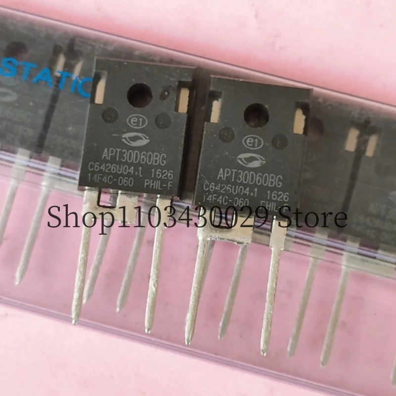 10Pcs New Original APT30D60BG TO-247 30A 600V Super Fast Recovery Diode