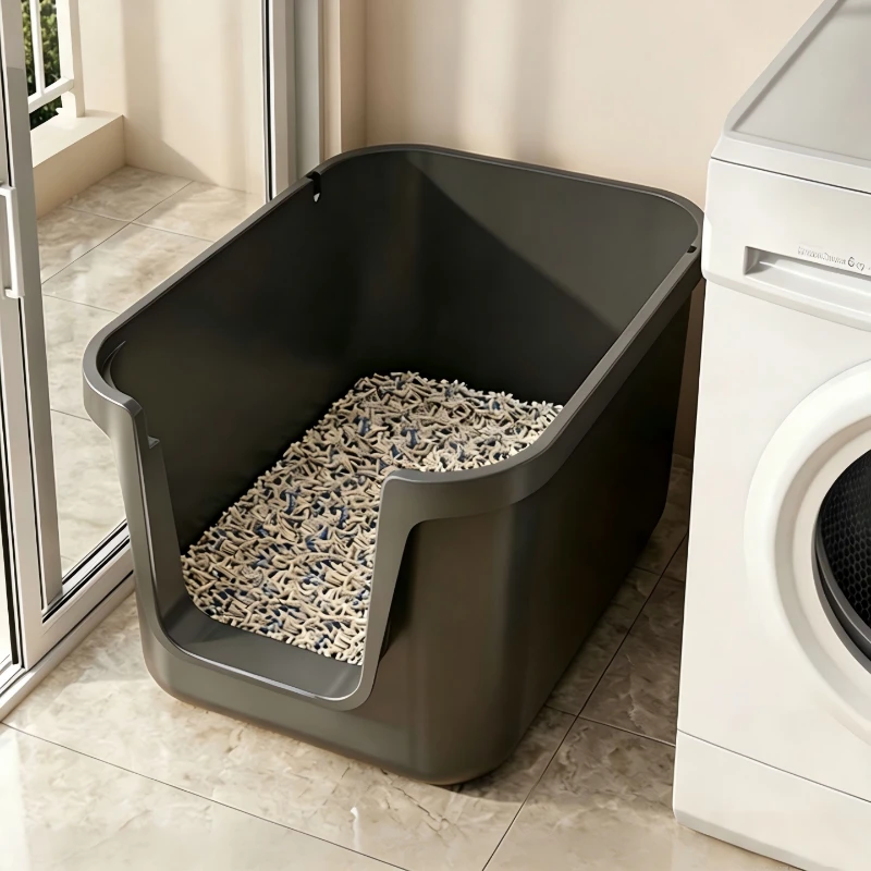 Defecation Jewelry Litter Box Toilet Side Entrance Open‑ended Accessories Litter Box Training Areneros Para Gatos Cat Supplies