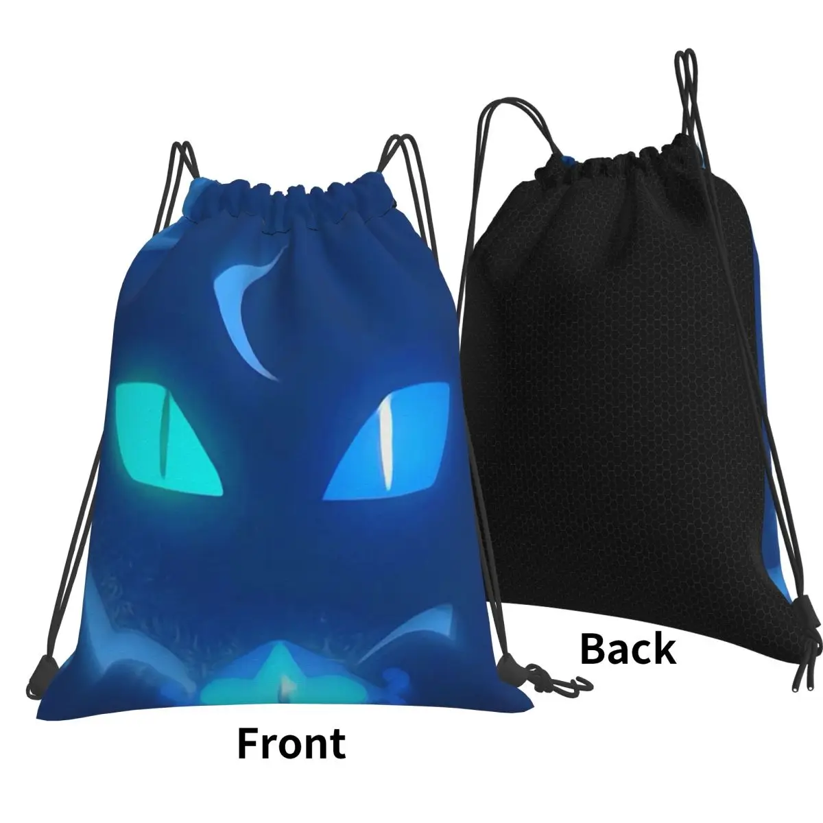 Shadow Milk Cookie Run Kingdom Cute Cartoon Anime Backpacks Portable Drawstring Bags Shoes Bag Book Bags for Travel Students